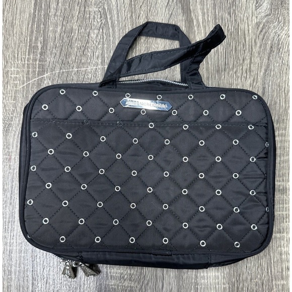 Aimee Kestenberg Hanging Organizer Black Cosmetic Toiletry Bag Travel Vacation - Picture 1 of 8